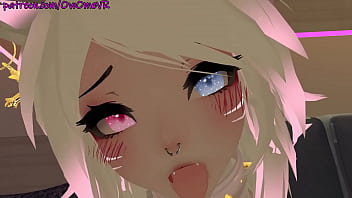 Shy Catgirl Puts on a Show for you ️solo Masturbation in Virtual Reality [VRchat] 3d Hentai Camgirl