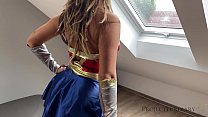 strong super heroine used like a slut - first time cosplay costume roleplay sex
